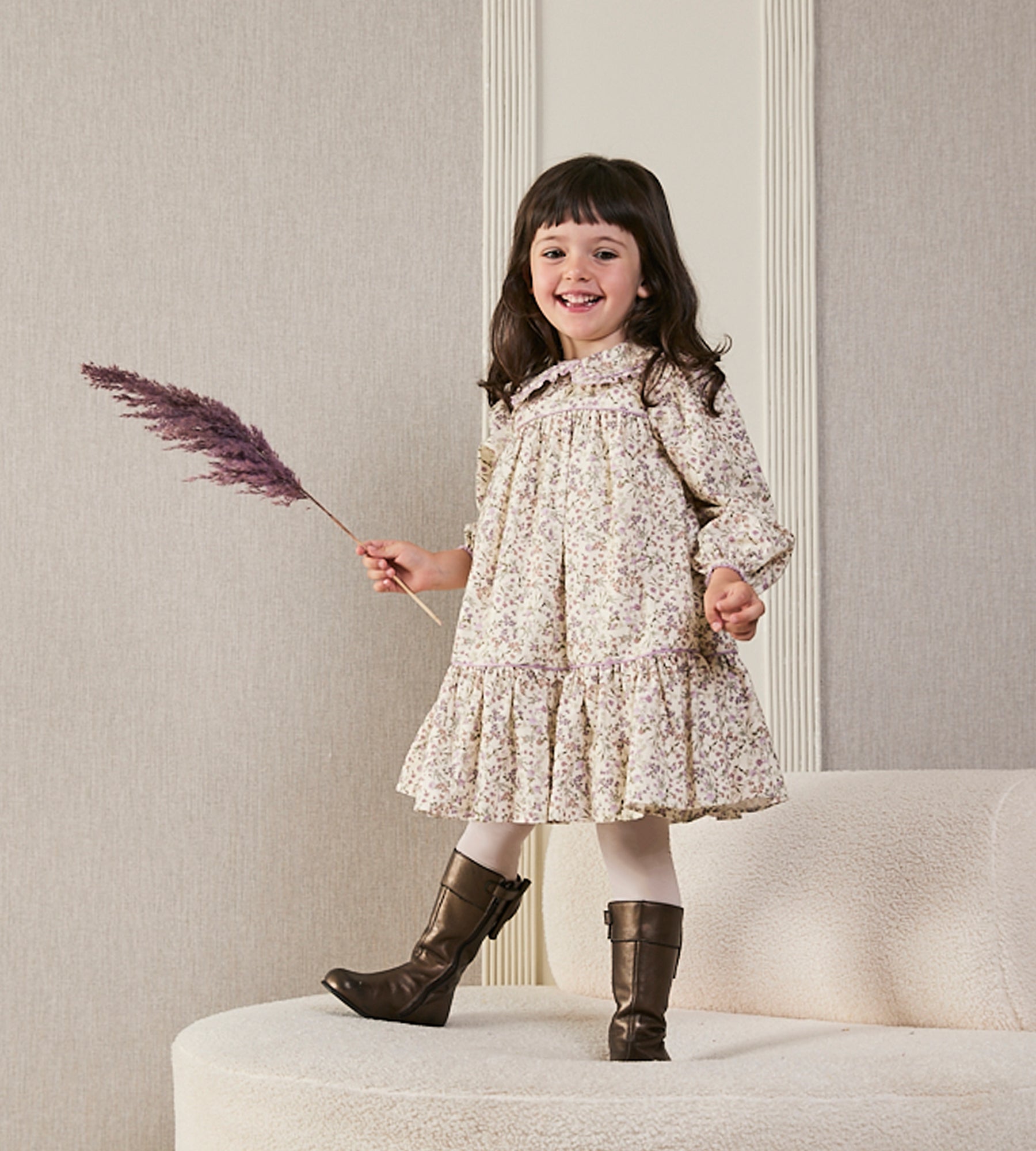 LAVENDER FLOWER DRESS