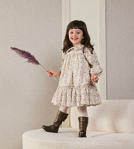LAVENDER FLOWER DRESS