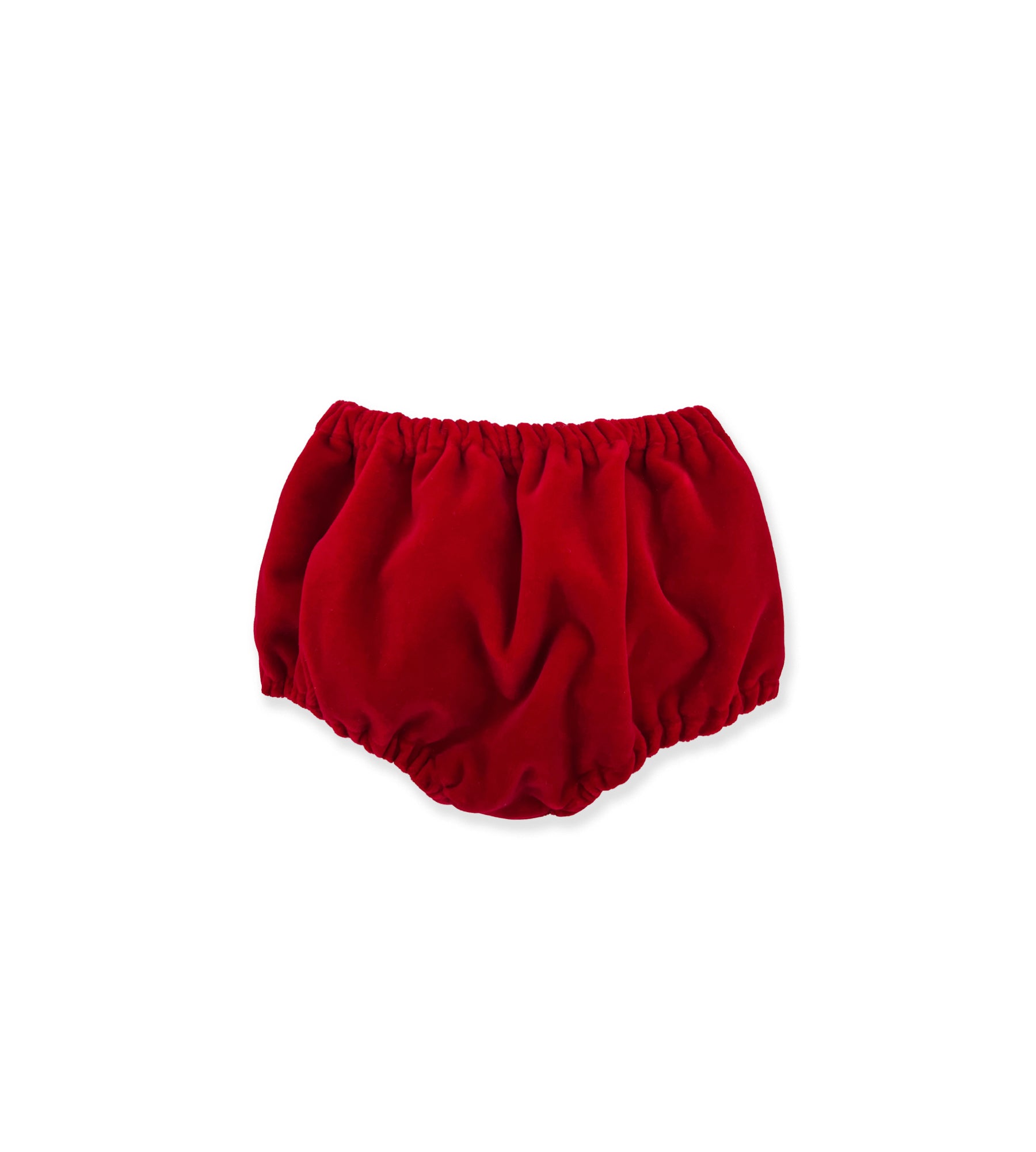 ABITO VELLUTO ROSSO CON FIOCCO