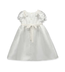 WHITE DRESS WITH BOWS