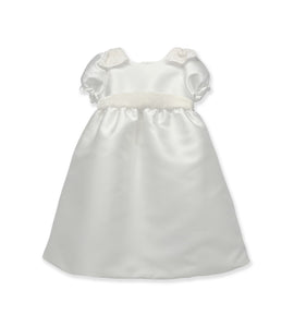 WHITE DRESS WITH BOWS
