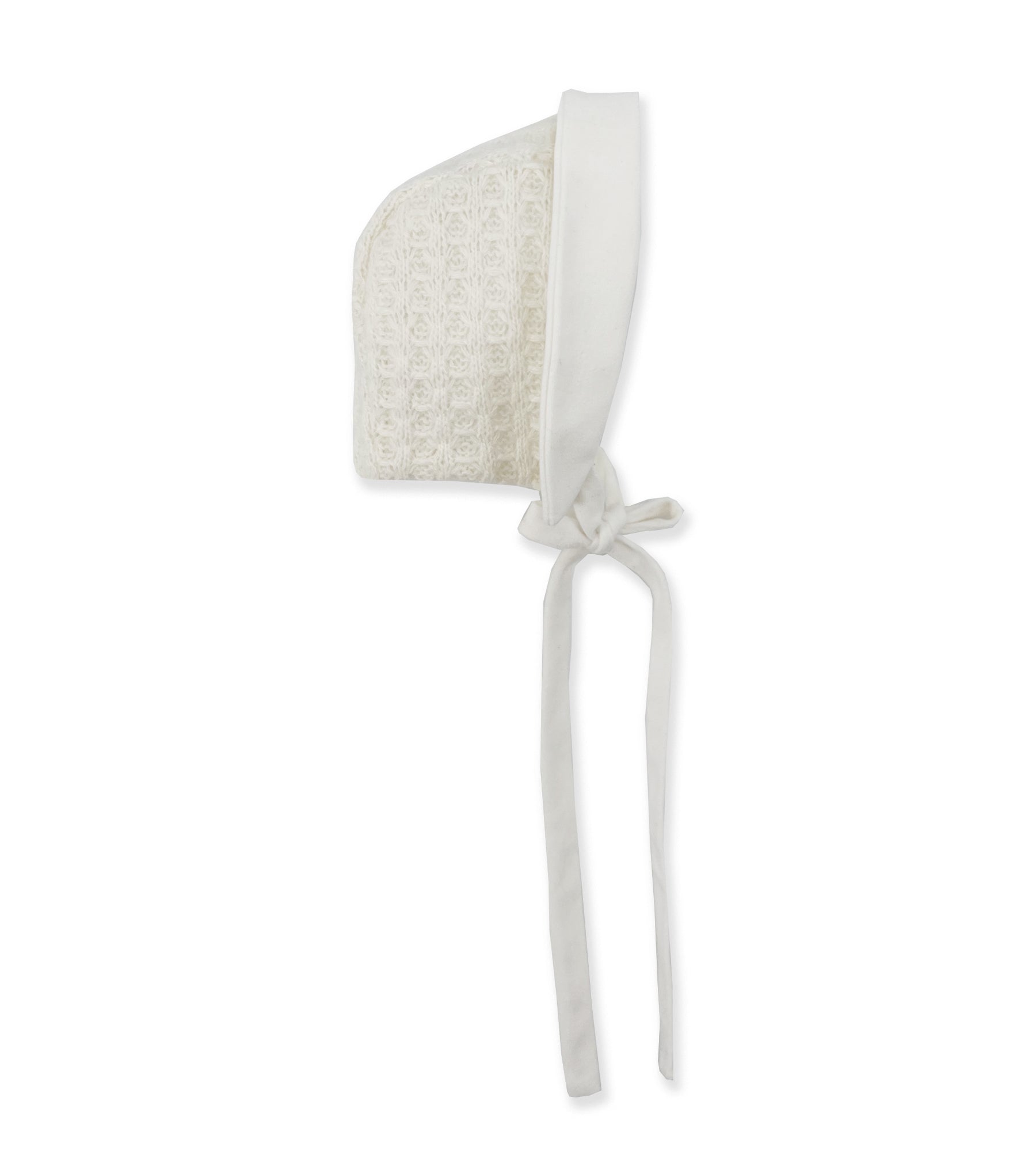 IVORY KNIT BONNET