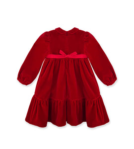ABITO VELLUTO ROSSO