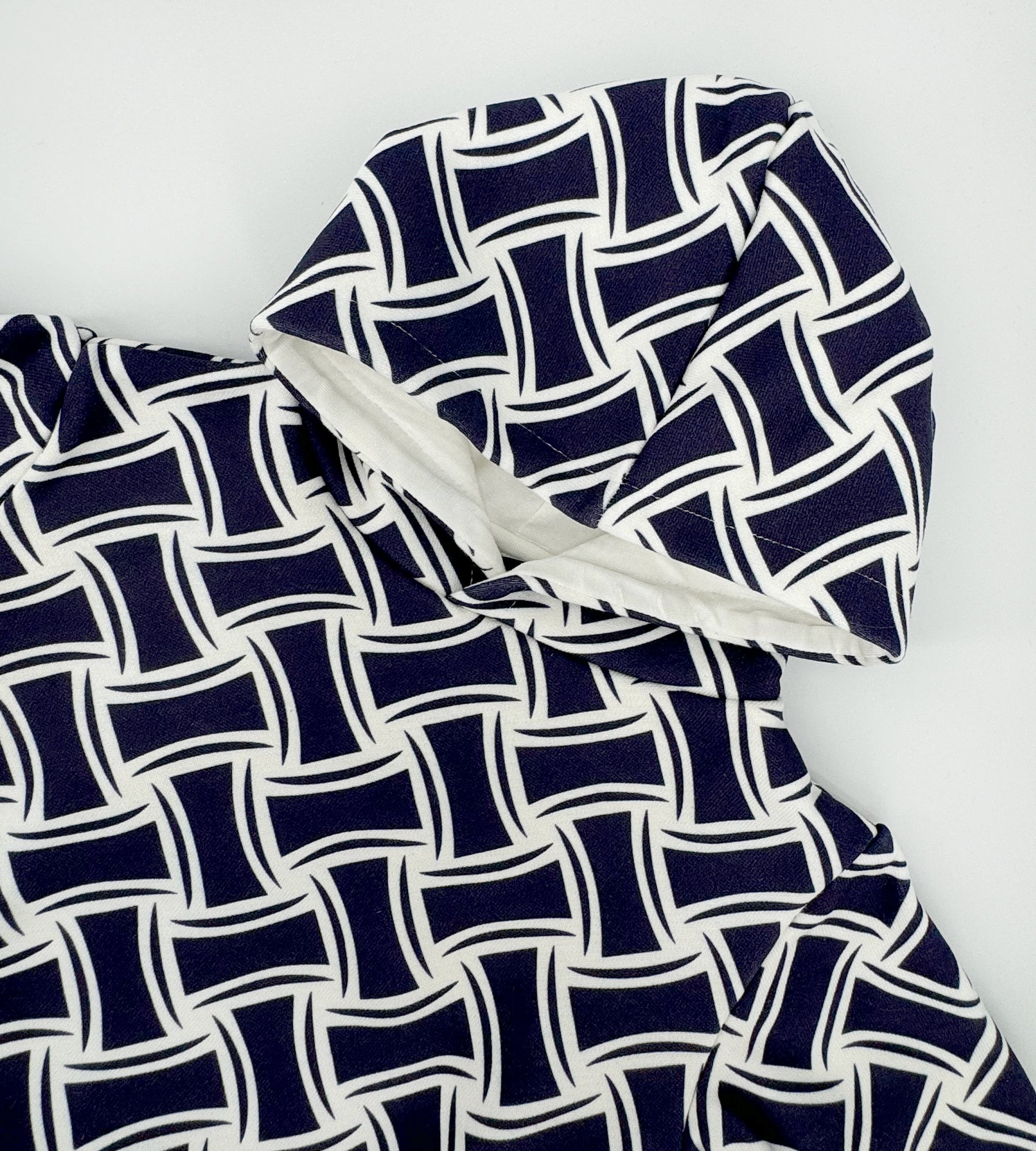 NAVY RAZOR BLADE HOODIE