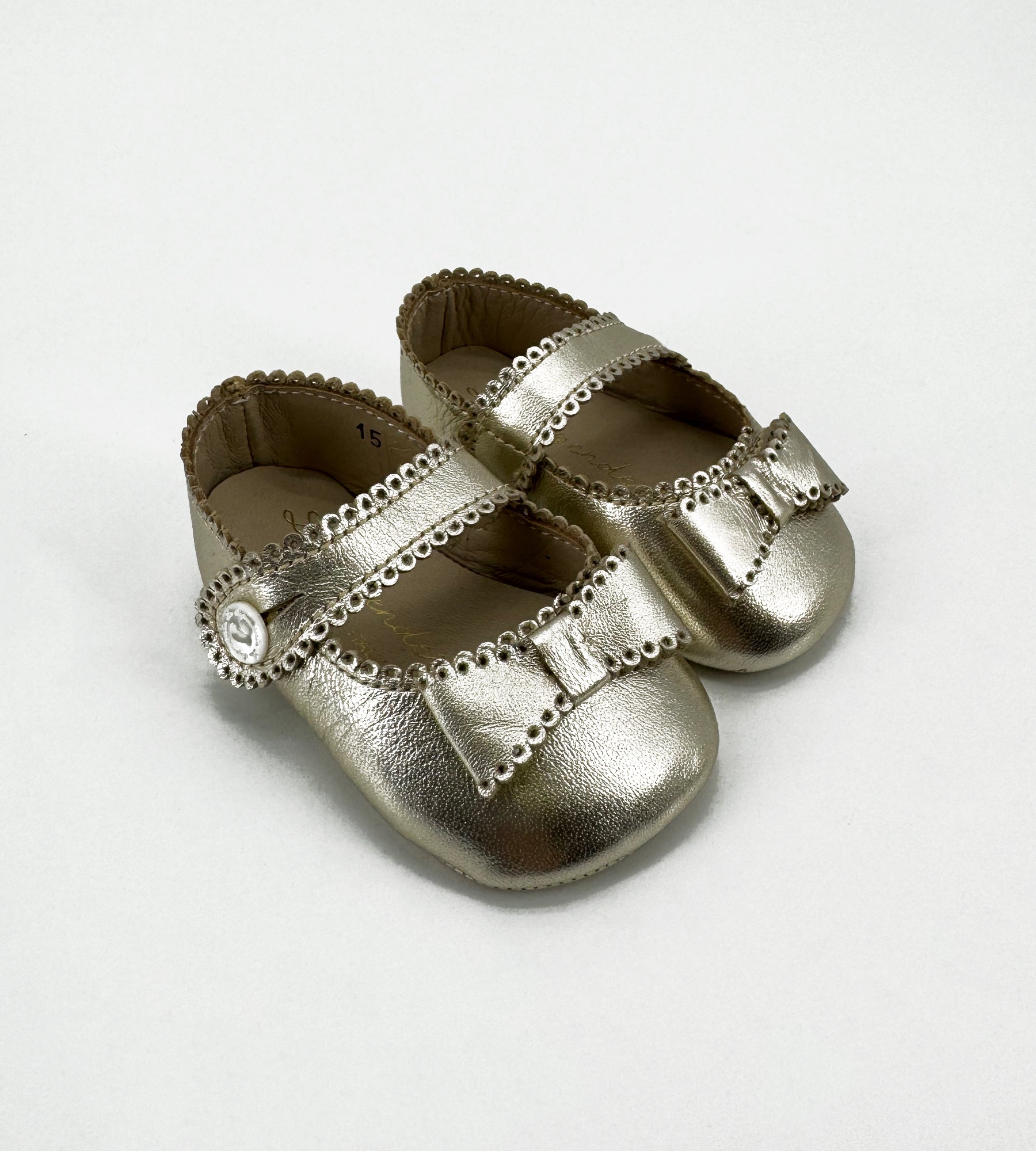 PLATINUM BALLET FLAT WITH BOW