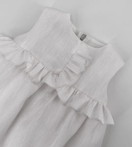 ABITINO IN LINO BIANCO