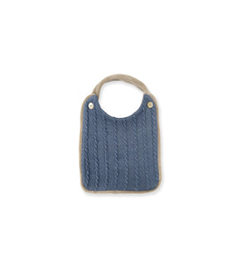 BLUE BIB WITH BRAIDS