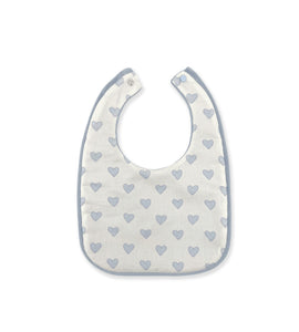 BLUE HEART BIB