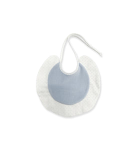 BLUE AND WHITE BIB