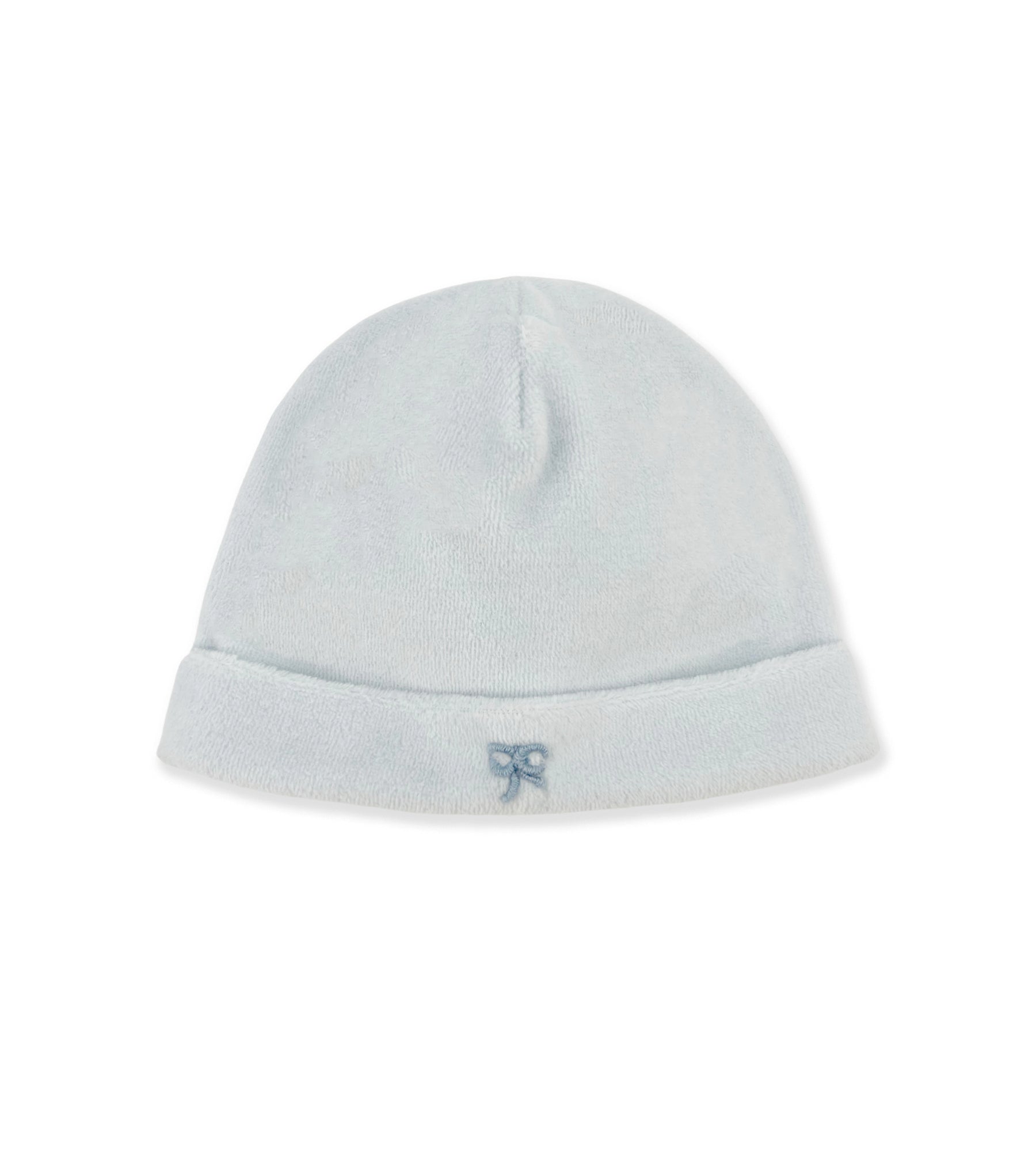 BLUE VELOUR BONNET