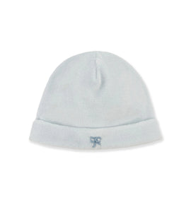 BLUE VELOUR BONNET