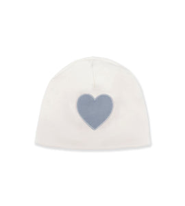 BONNET WITH BLUE HEART