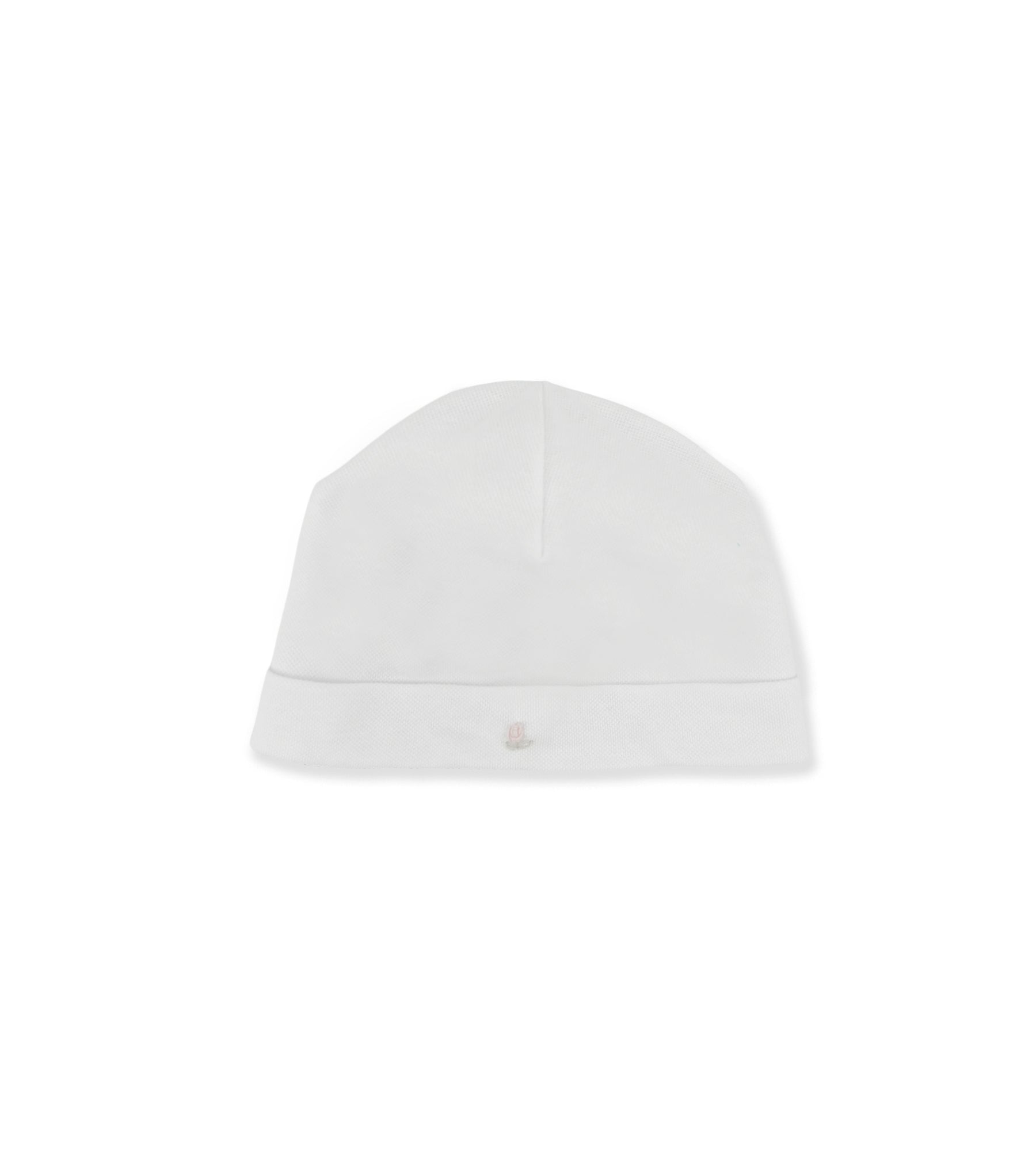 WHITE BONNET WITH EMBROIDERY