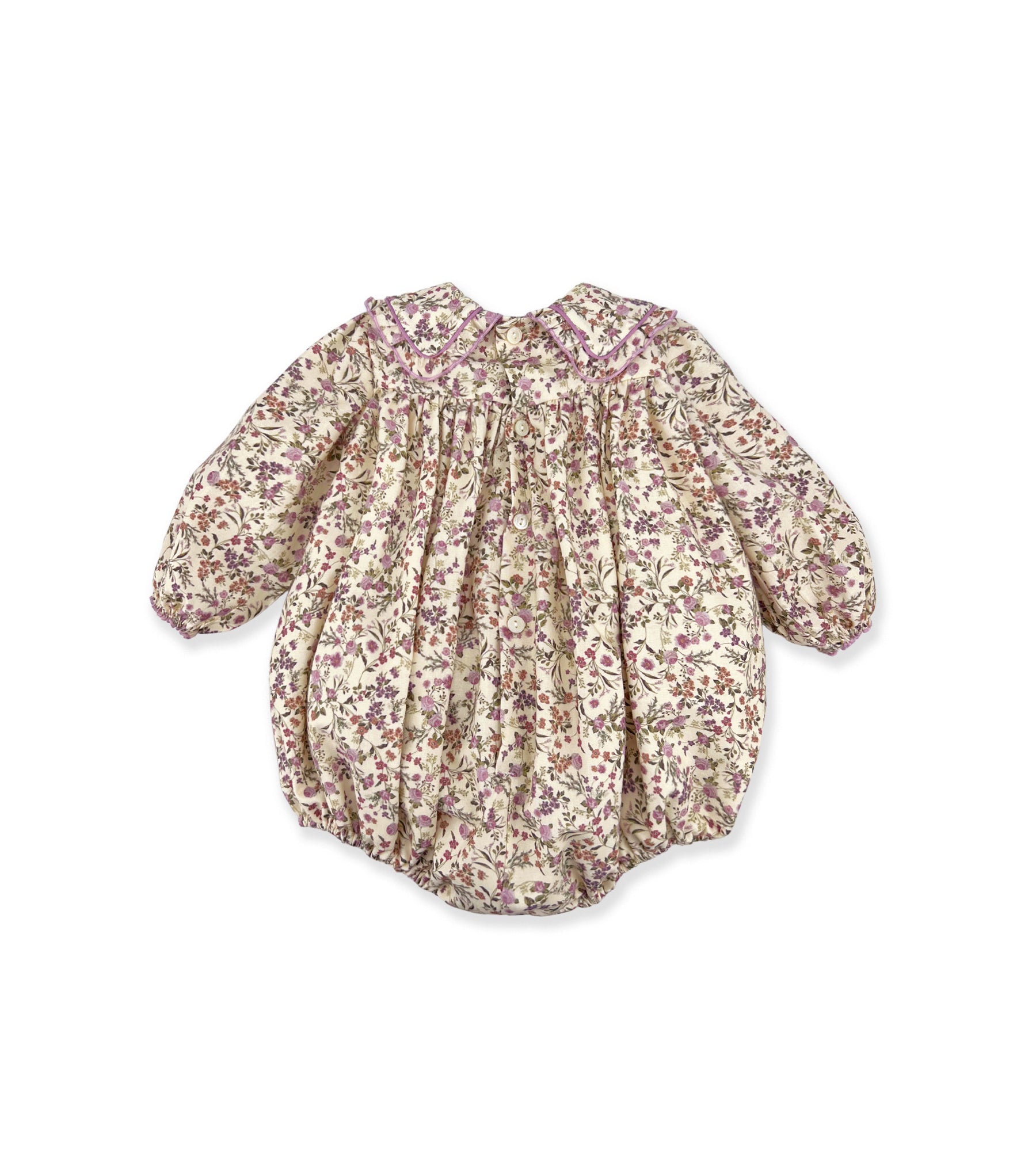 LAVANDER FLOWER ROMPER