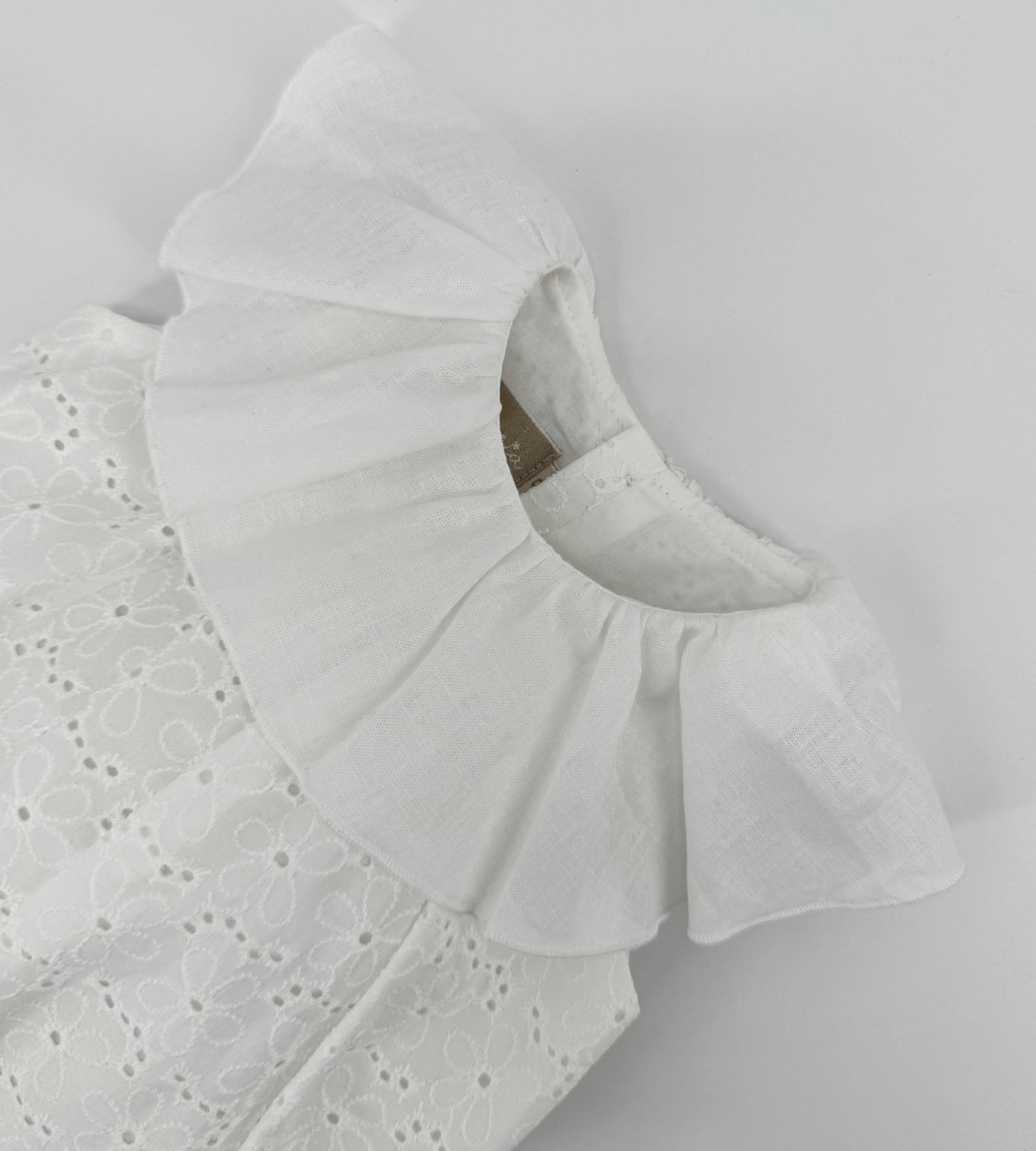 WHITE SANGALLO JUMPSUIT