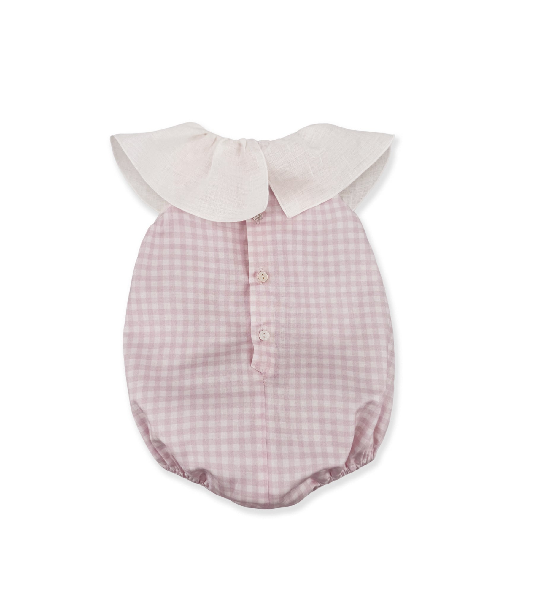 PINK VICHY ROMPER
