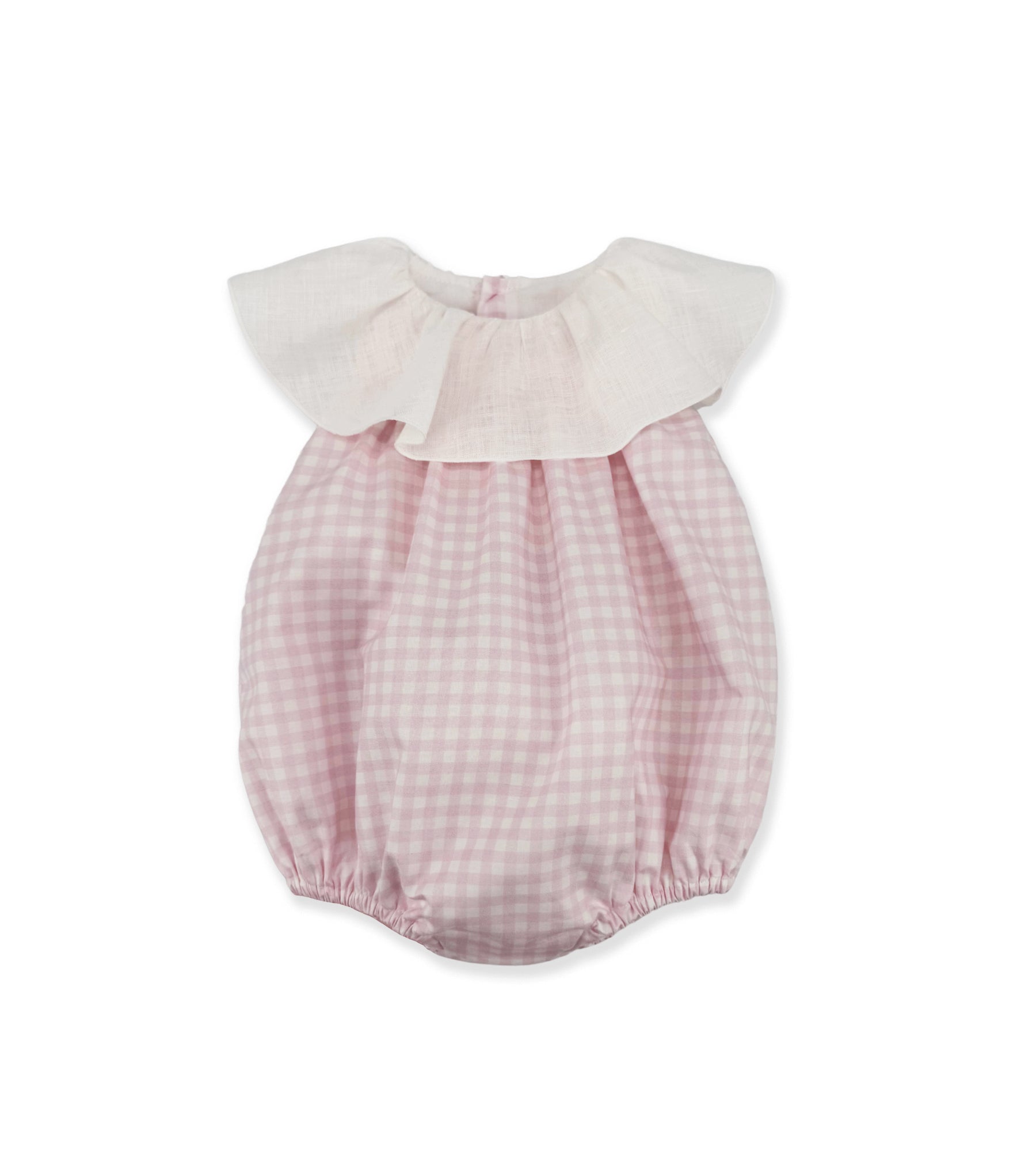 PINK VICHY ROMPER