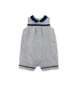 BLUE STRIPED ROMPER