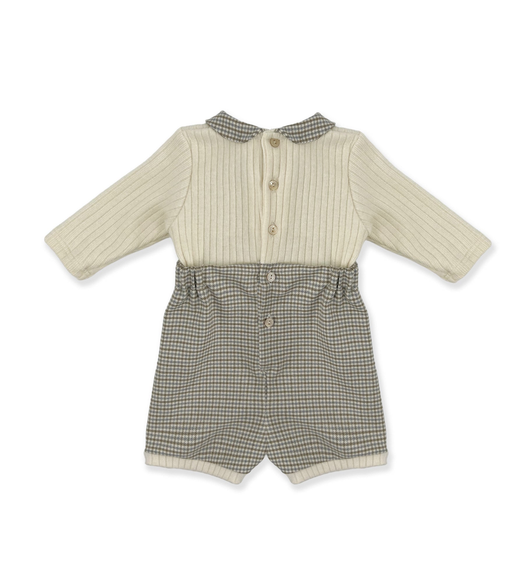 CHECKED ROMPER