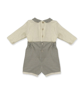 CHECKED ROMPER