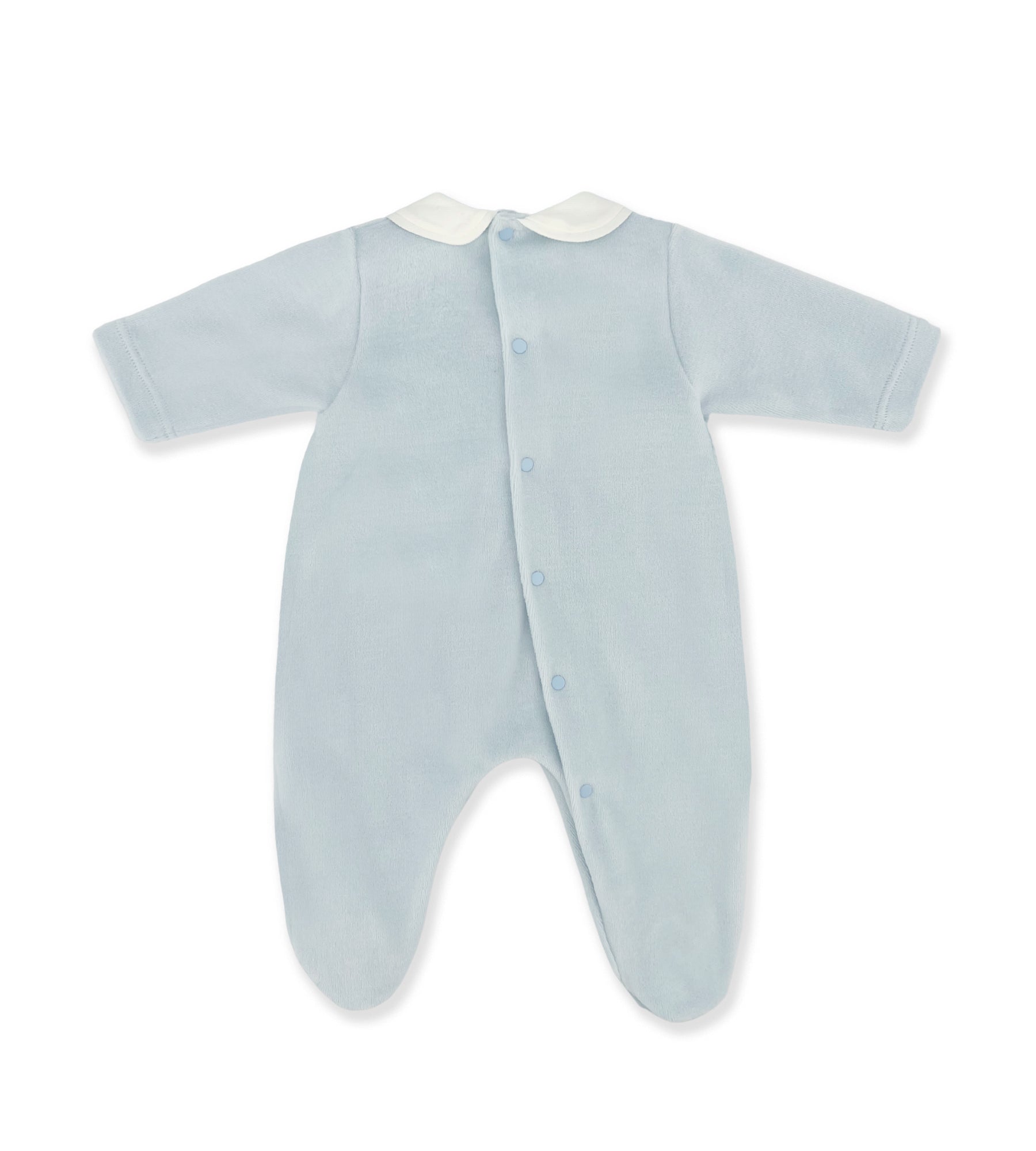 TUTINA AZZURRA CON RICAMO