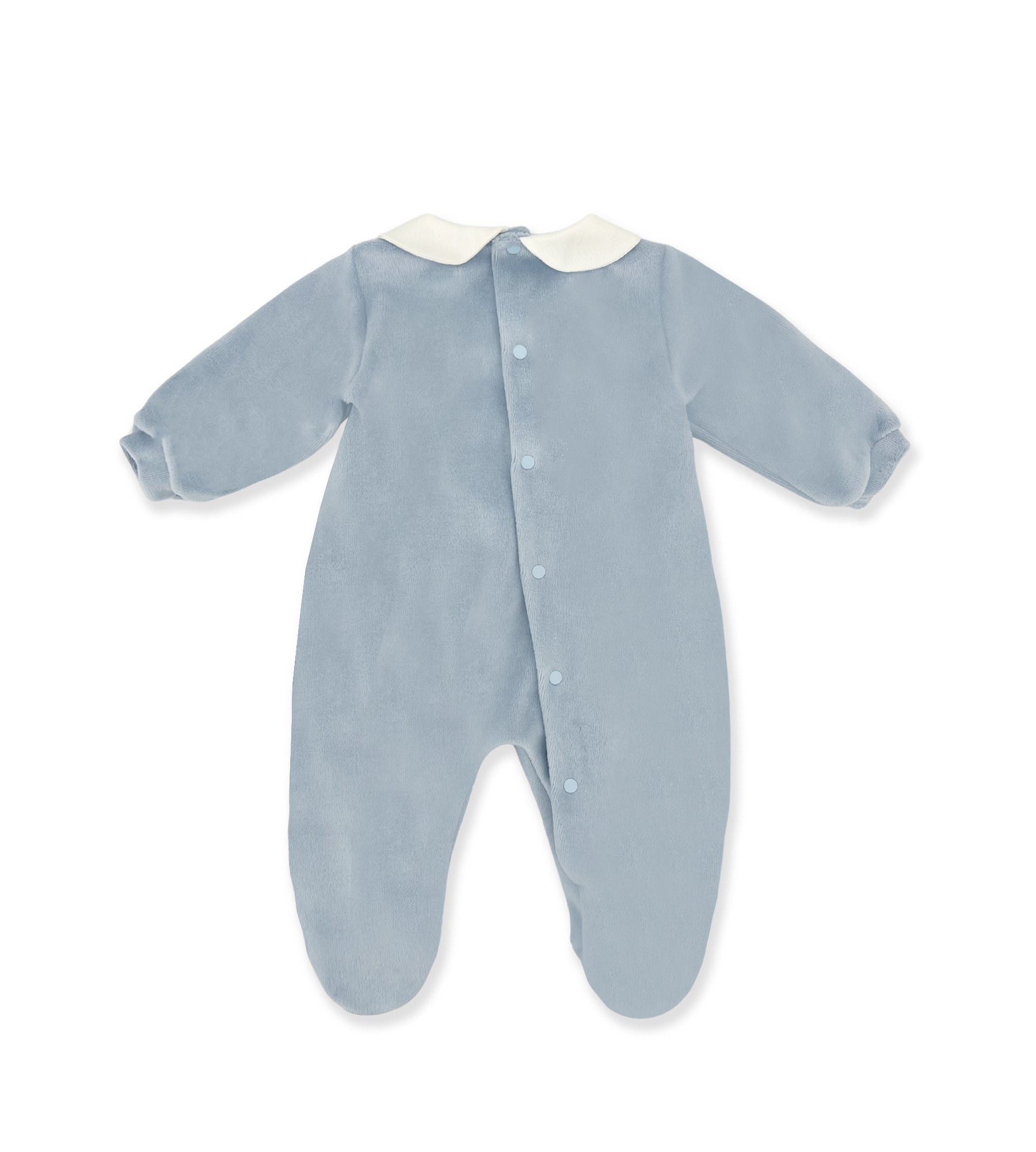 TUTINA AZZURRA CON RICAMO
