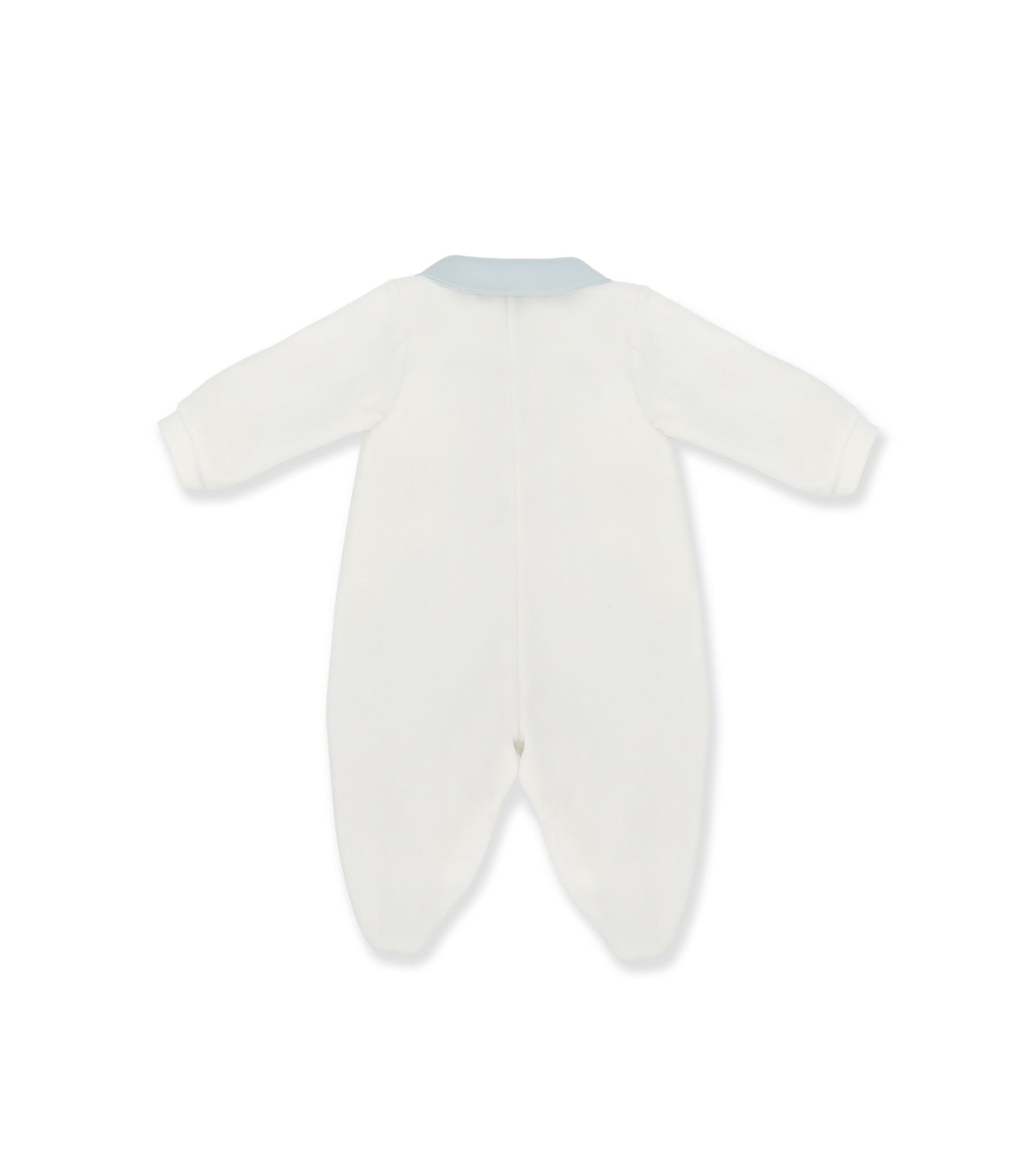 ONESIE WITH BLUE POCKETS
