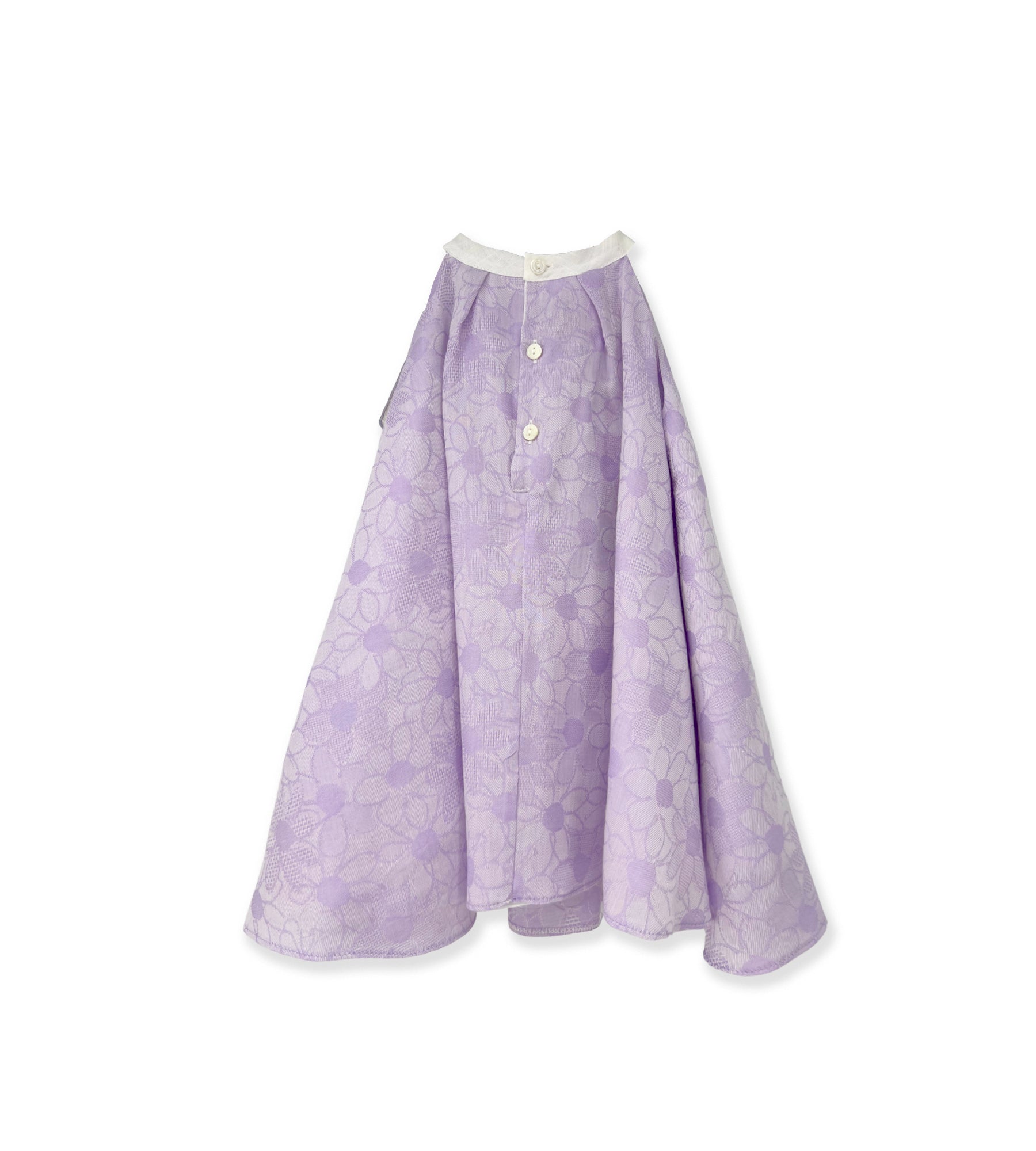 LILAC DRESS WITH FLOWERS