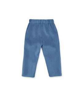LIGHT BLUE LINEN PANTS