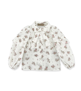 CAMICIA A FIORI ROSA