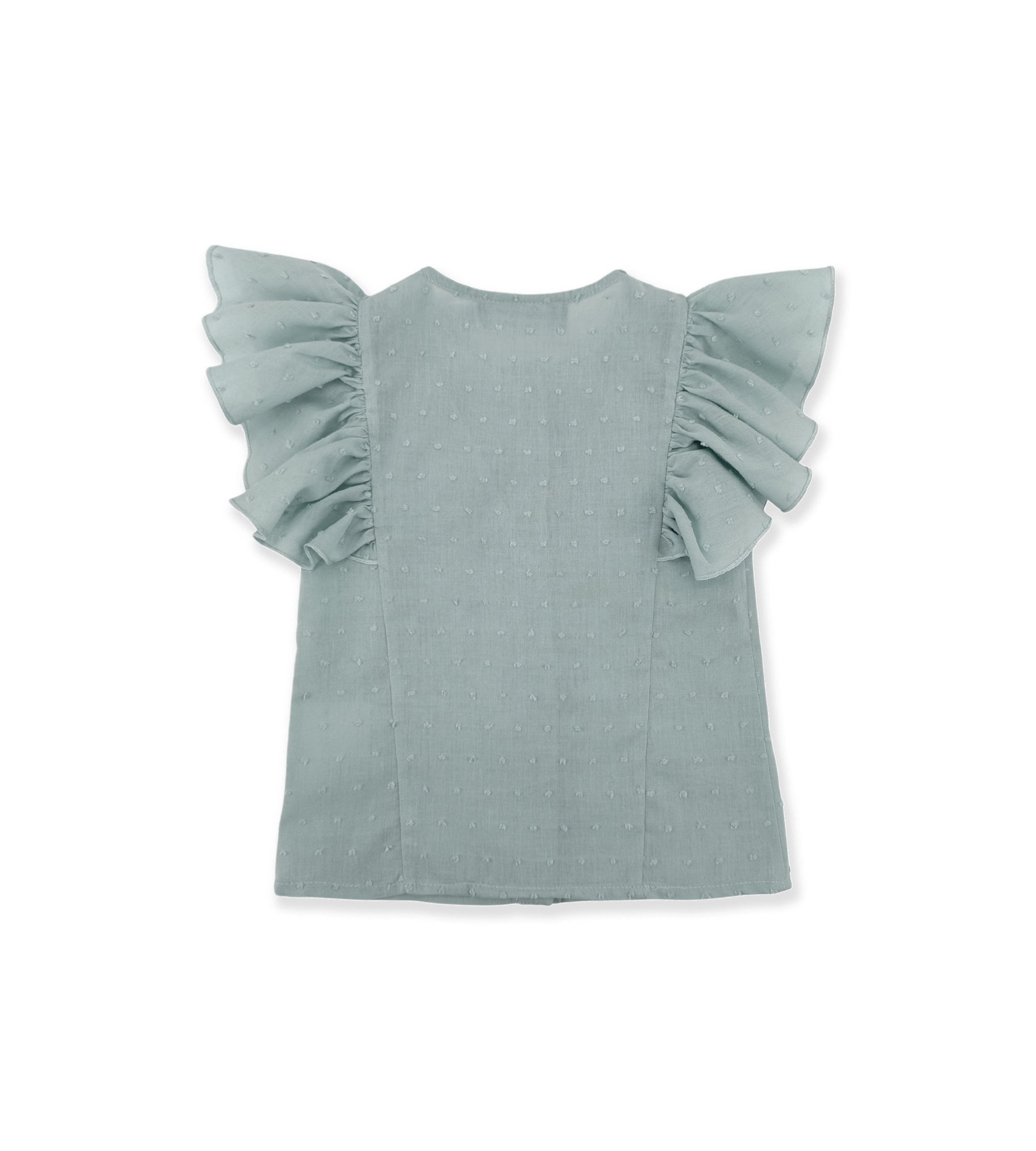 CAMICIA IN PLUMETIS AZZURRO