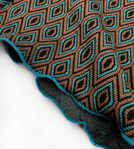 TURQUOISE RHOMBUS PANTS