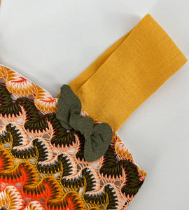 GREEN-YELLOW-ORANGE TOP