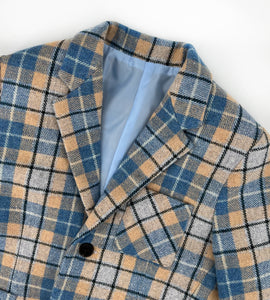 BLUE AND BEIGE JACKET