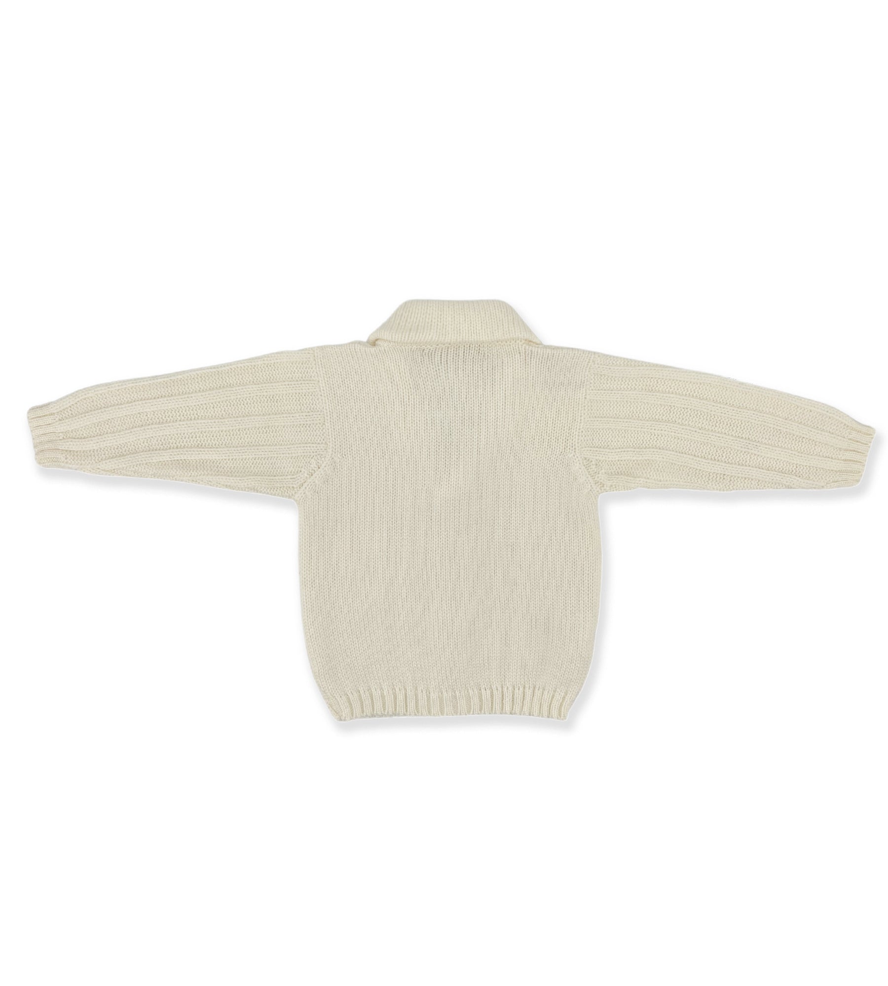 CARDIGAN CON SCIALLE BIANCO