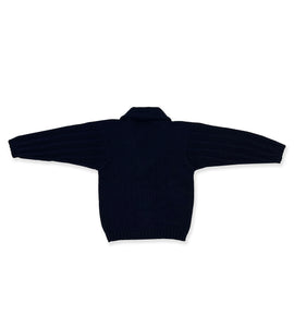 CARDIGAN WITH NAVY SHAWL