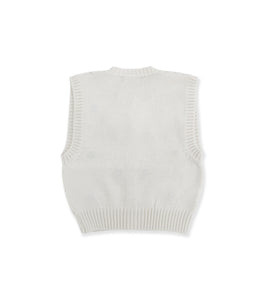 GILET FIORI VERDI